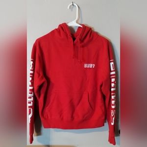 Red OBEY Hoodie